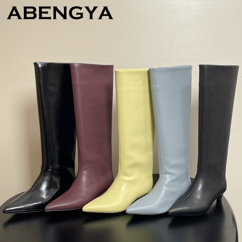 Women'S Fashion Winter 2025 - Осень-зима 2022, сапоги до колена на