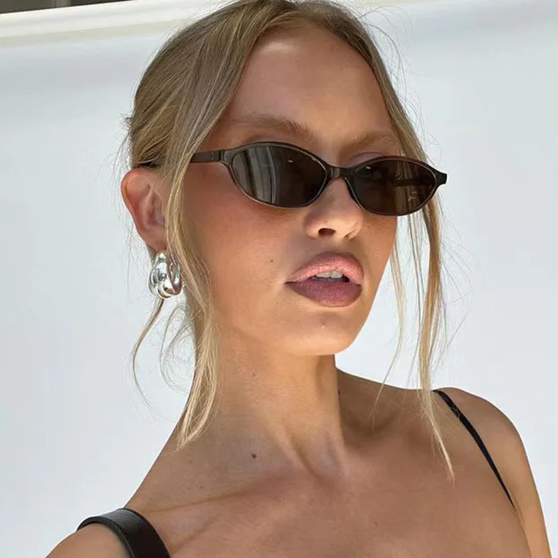Women'S Fashion Eyeglasses - Солнцезащитные очки в овальной оправе в