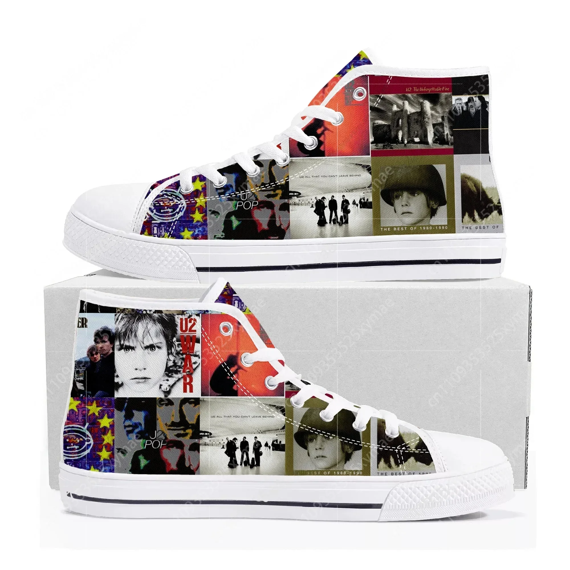 Women'S Fashion Business Casual - Модные кроссовки U2 Rock Band в