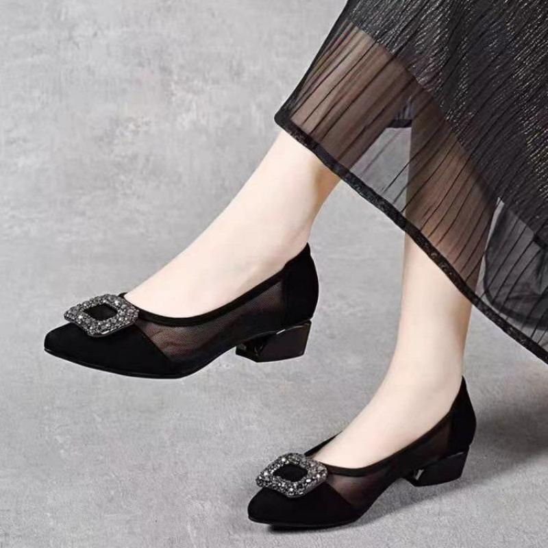 Women Fashion Heels - Элегантные туфли-лодочки с острым носком и