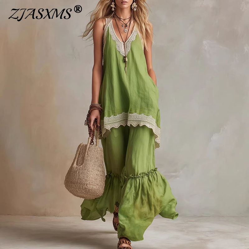 Женский комплект из двух предм – обзор и цена Wide Leg Palazzo Pants