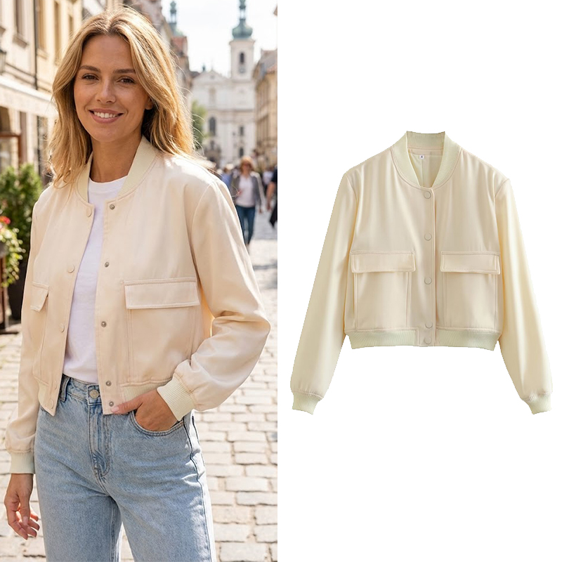 Willshela женские модные однот – обзор и цена Women'S Fashion Bomber Jacket