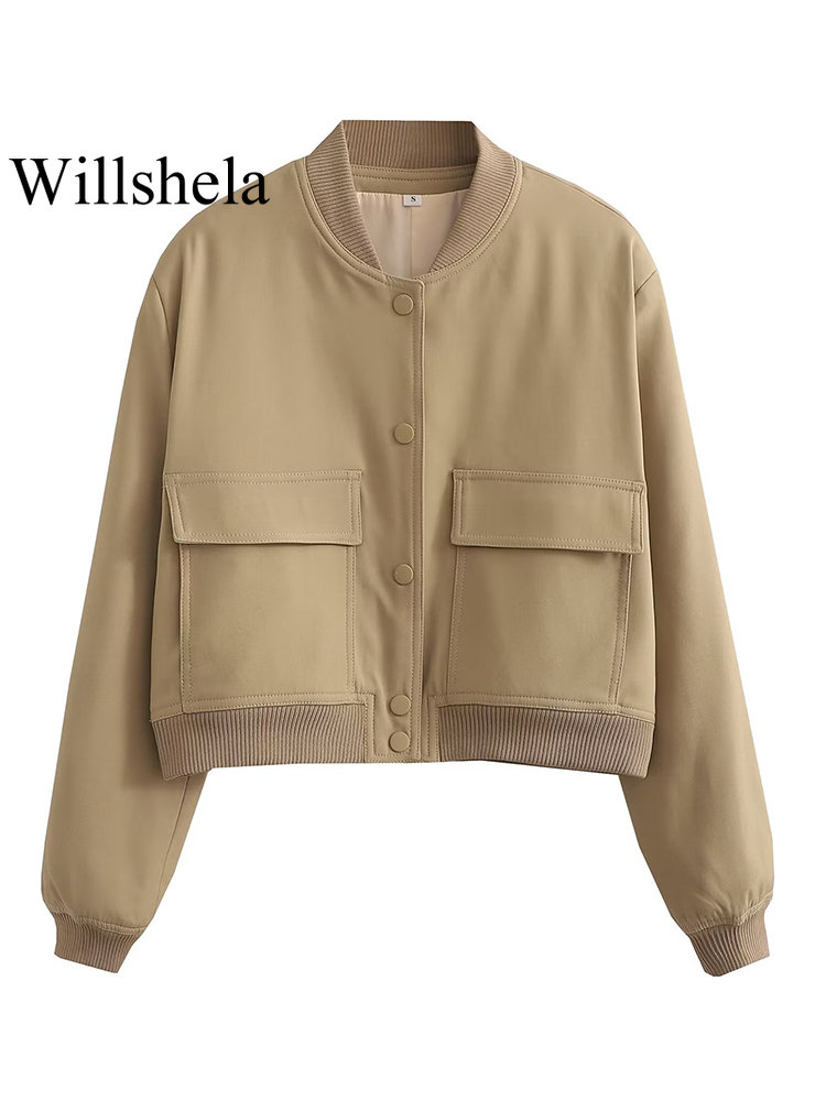 Willshela женские модные однот – обзор и цена Women'S Fashion Bomber Jacket