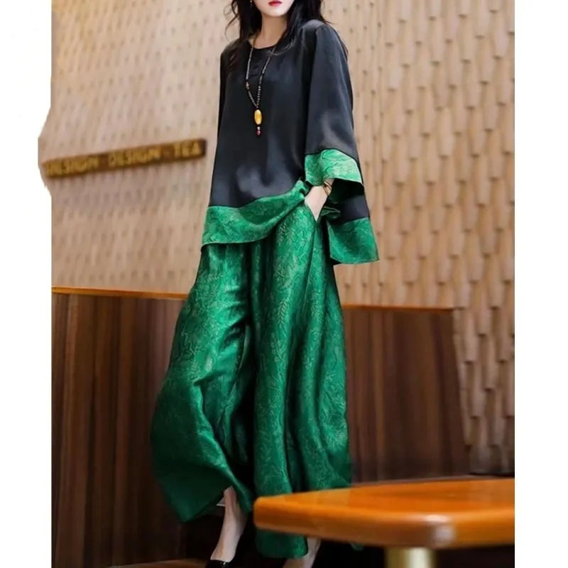 Летний женский свободный атлас – обзор и цена Wide Leg Palazzo Pants