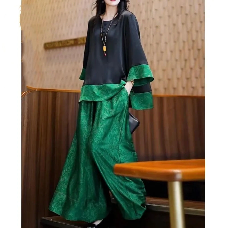 Летний женский свободный атлас – обзор и цена Wide Leg Palazzo Pants