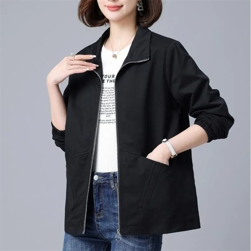 Модная новая ветровка 2025, же – обзор и цена Women'S Fashion Bomber Jacket