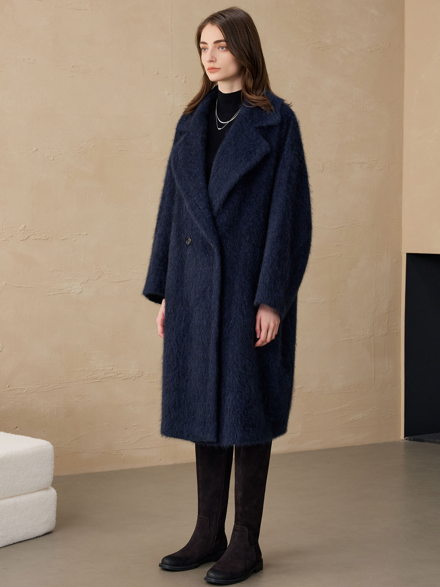 Женский шерстяной пиджак Allin – обзор и цена Women'S Fashion Long Coat