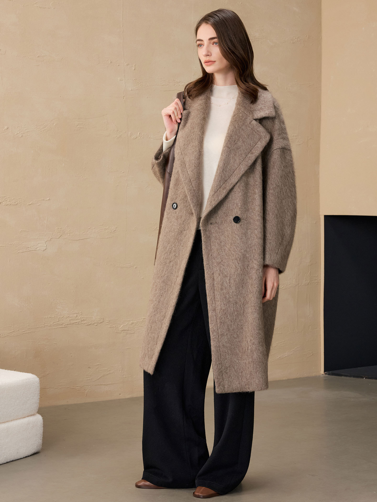 Женский шерстяной пиджак Allin – обзор и цена Women'S Fashion Long Coat