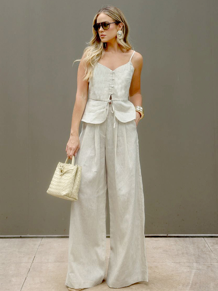 Женский летний офисный брючный – обзор и цена Wide Leg Palazzo Pants