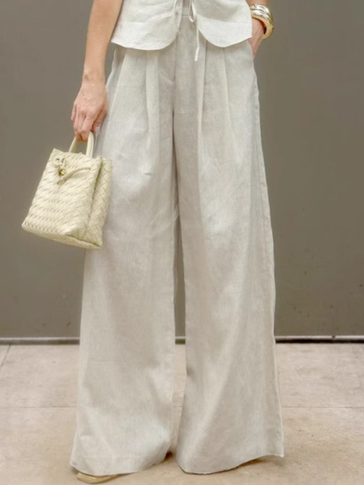 Женский летний офисный брючный – обзор и цена Wide Leg Palazzo Pants