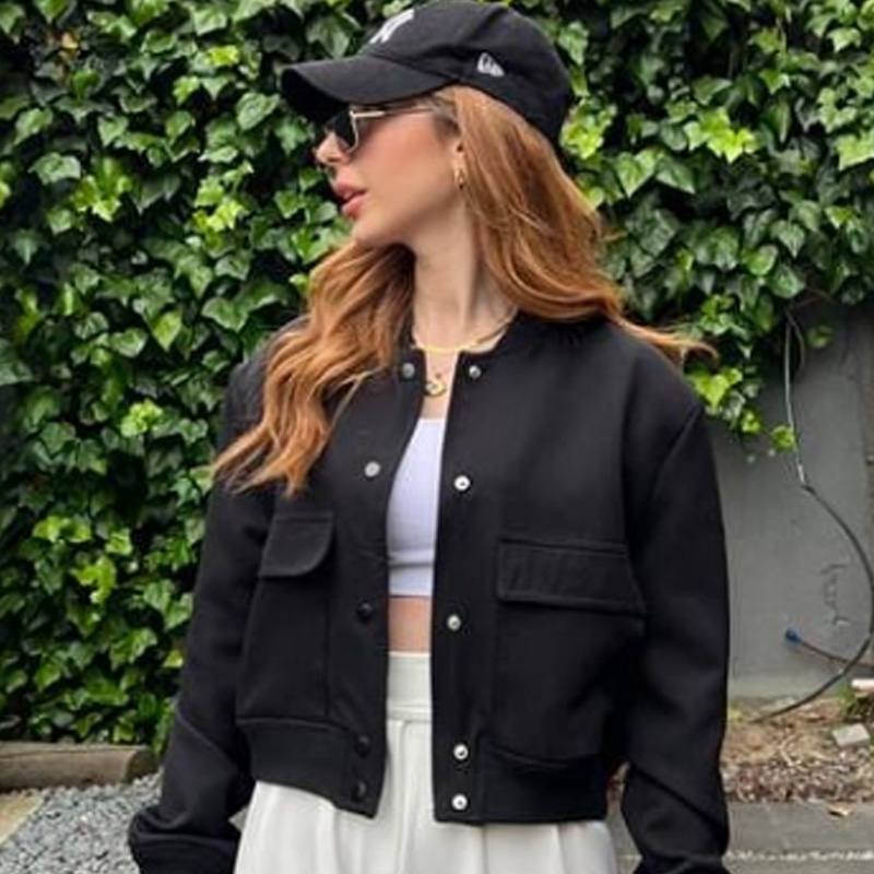 HXAO женская куртка-бомбер, ук – обзор и цена Women'S Fashion Bomber Jacket