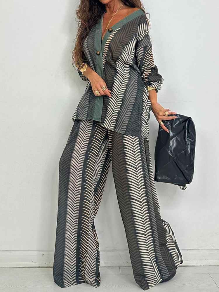 Новый стильный кардиган с V-об – обзор и цена Wide Leg Palazzo Pants