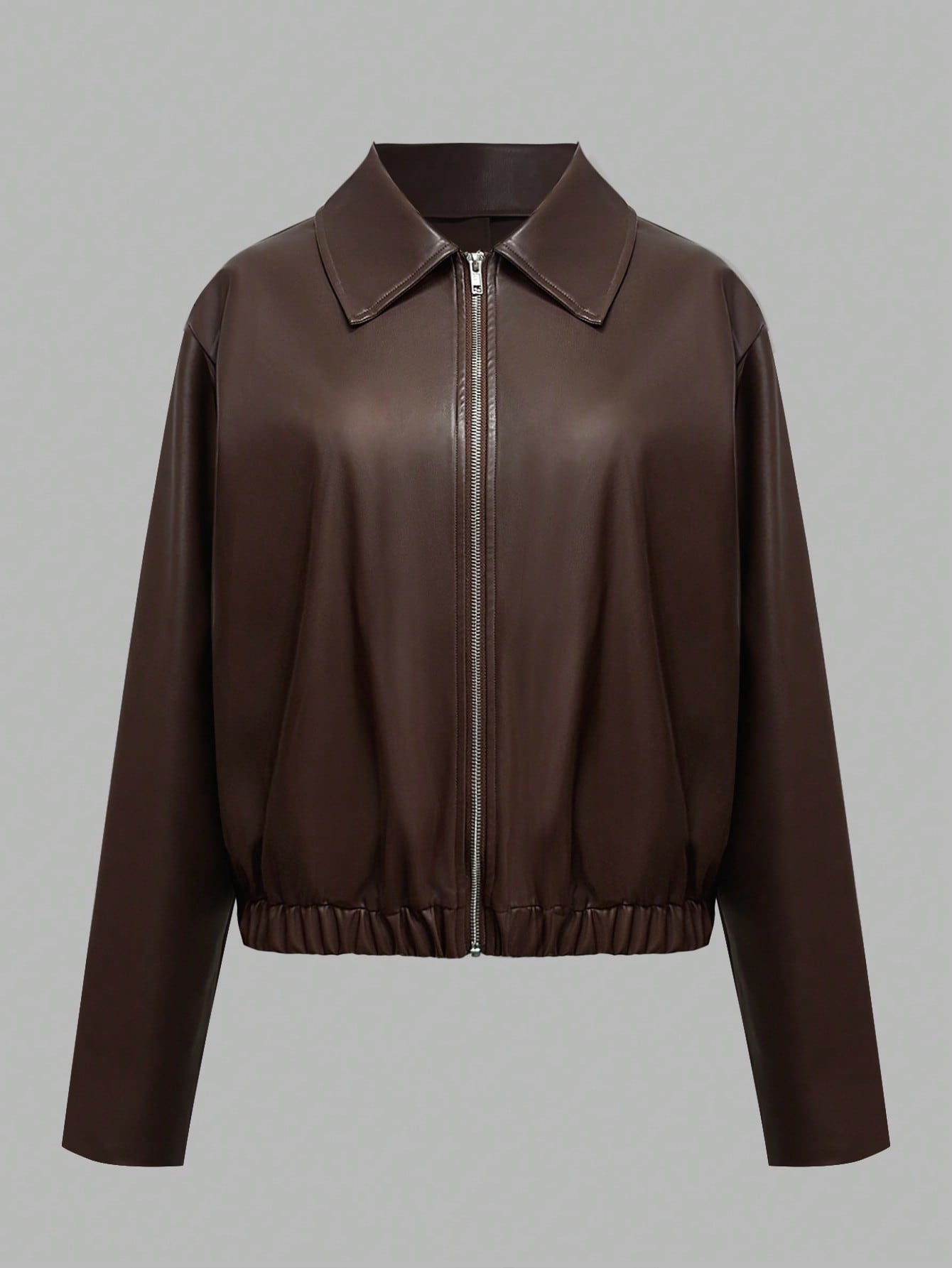 Шоколадно-коричневая куртка на – обзор и цена Women'S Fashion Bomber Jacket