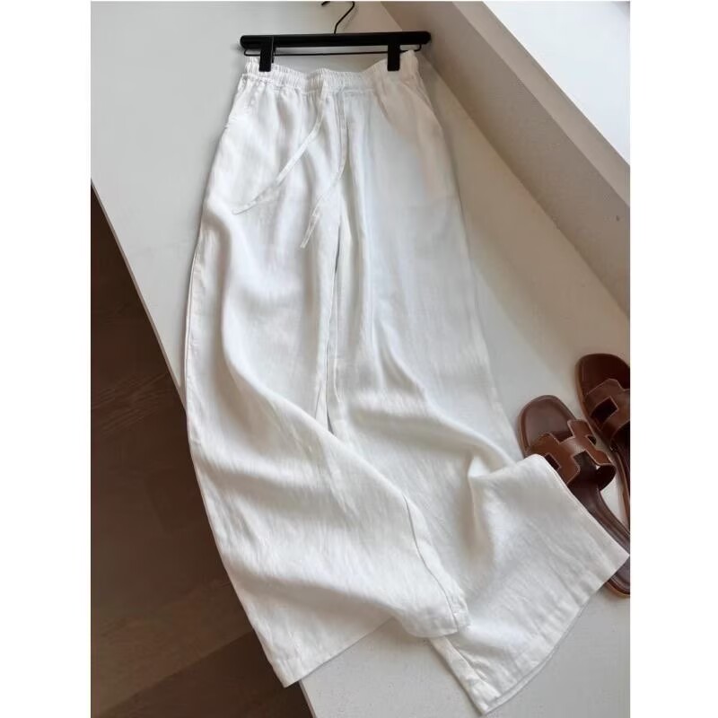 Корейский комплект из белой хл – обзор и цена Wide Leg Palazzo Pants