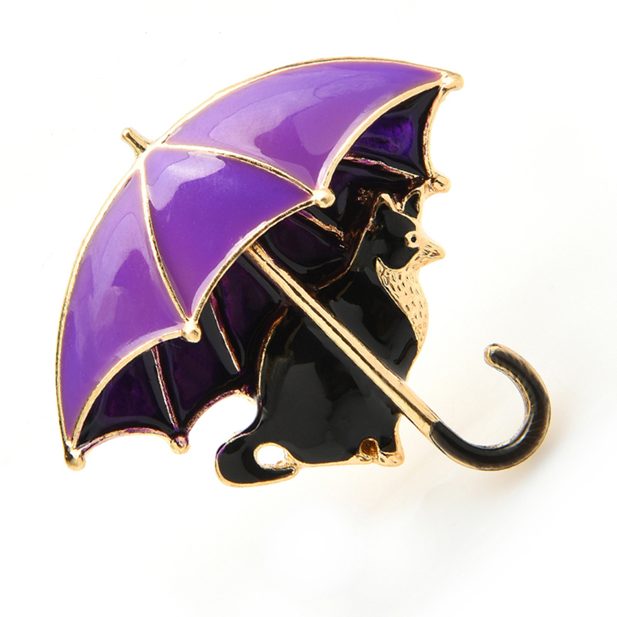 Милый кот под зонтиком, броши  – обзор и цена Women'S Fashion Umbrella