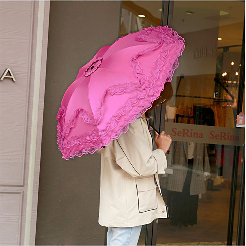 Модный женский солнцезащитный  – обзор и цена Women'S Fashion Umbrella