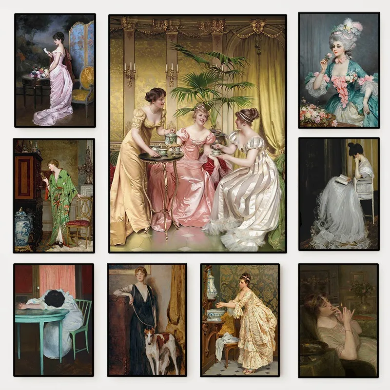 Женский портретный постер в ст – обзор и цена Women'S Fashion Victorian