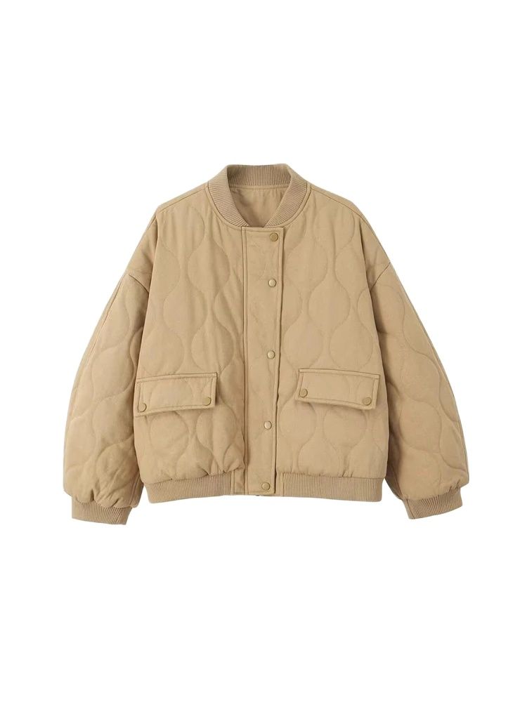 Женская мода, большие толстые  – обзор и цена Women'S Fashion Bomber Jacket