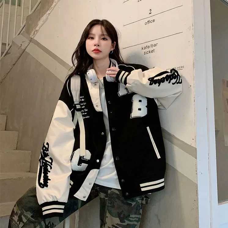 Y2k куртка-бомбер из овечьей ш – обзор и цена Women'S Fashion Bomber Jacket