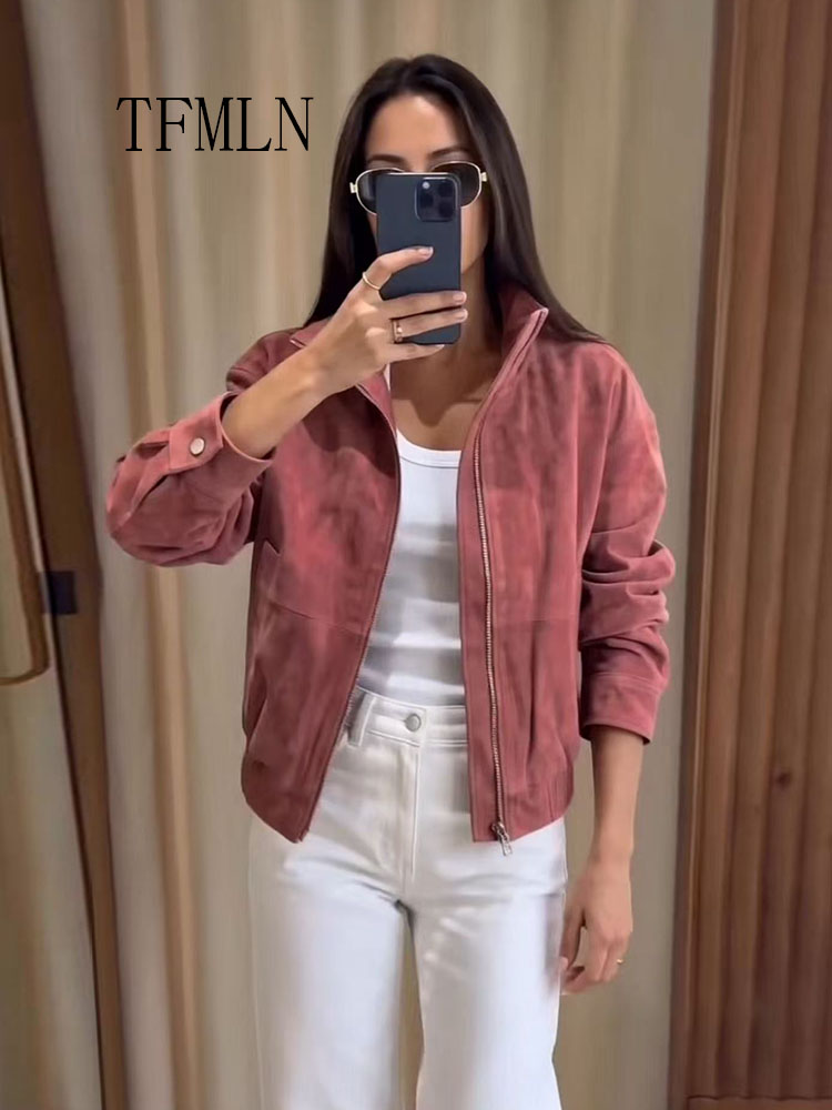 TFMLN 2026 Осенне-зимние женск – обзор и цена Women'S Fashion Bomber Jacket