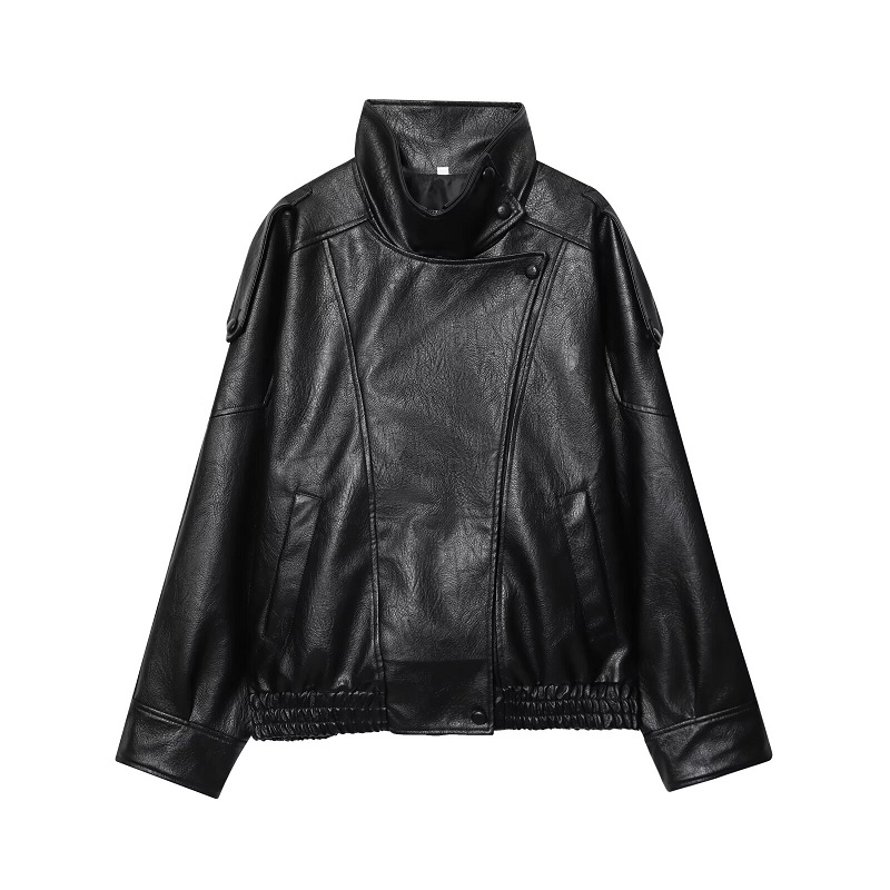 MUJER женская куртка из искусс – обзор и цена Women'S Fashion Bomber Jacket